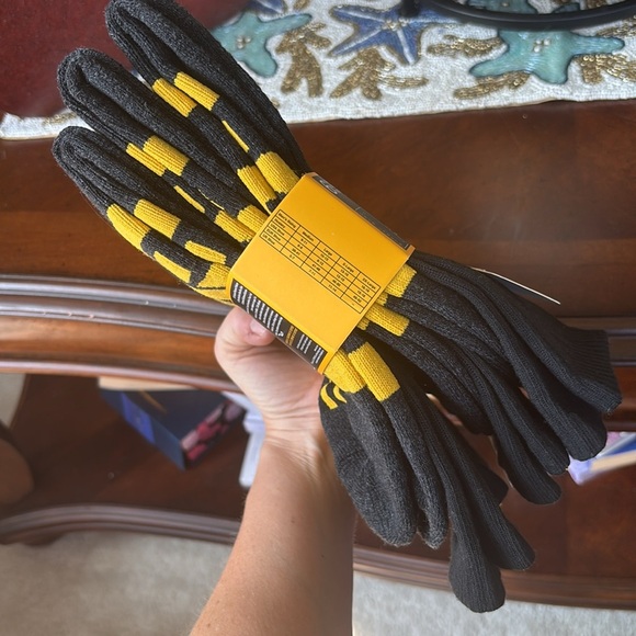 Brand New Caterpillar 6-Pack Midweight Boot Socks Black Crew Cushioned Anti Odor - Picture 9 of 14